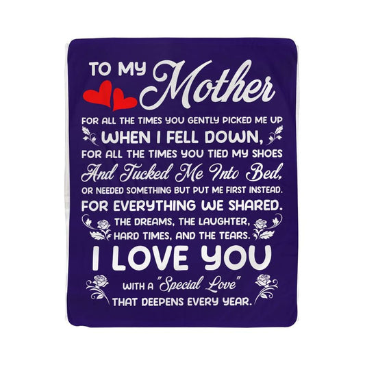 A Special Love - Blanket for Mom 30" x 40"