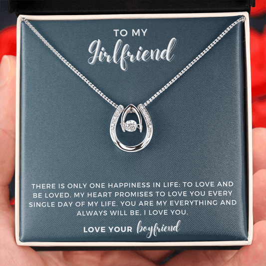 One Happiness in Life Necklace - Girlfriend Standard Box