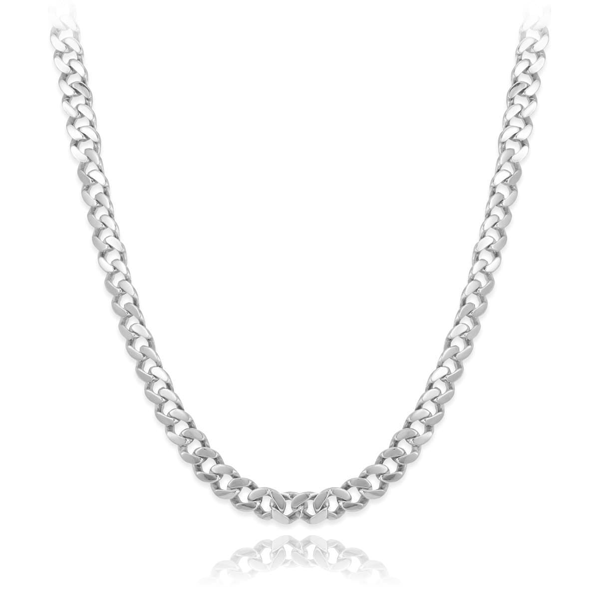 Men's Cuban Curb Link Chain Necklace 26"