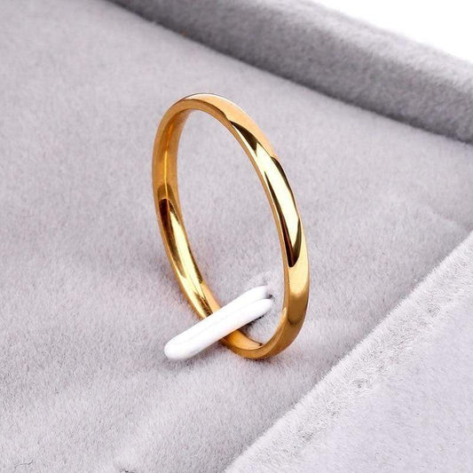 Stainless Steel Anti-allergy Simple Wedding Band