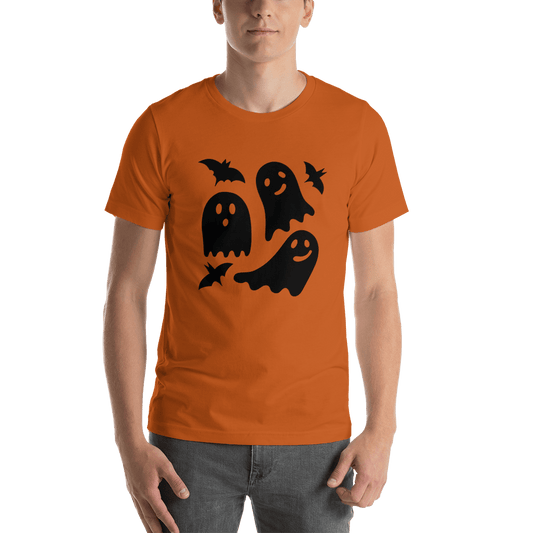 Ghosts Halloween Short-Sleeve Unisex T-Shirt Autumn / S